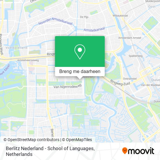 Berlitz Nederland - School of Languages kaart