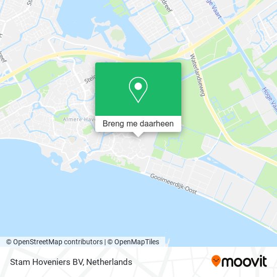 Stam Hoveniers BV kaart