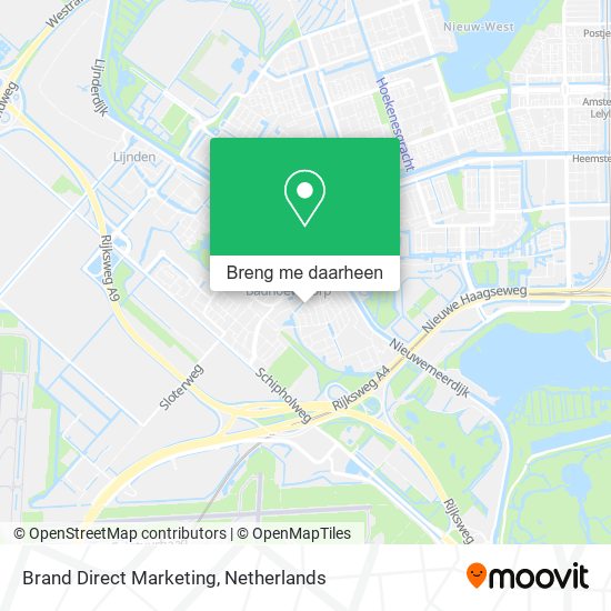 Brand Direct Marketing kaart