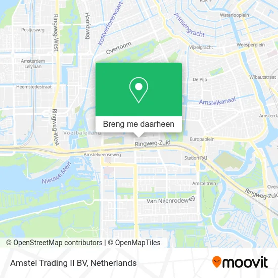 Amstel Trading II BV kaart