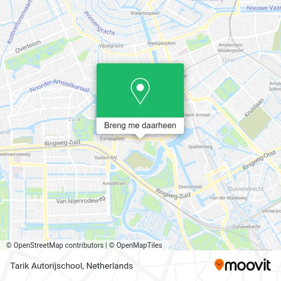 Tarik Autorijschool kaart