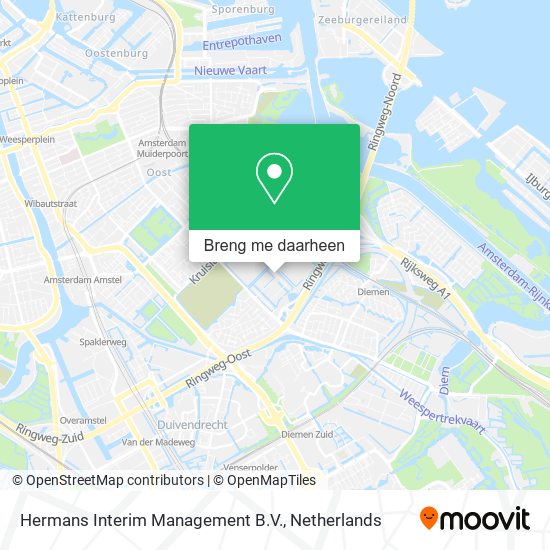 Hermans Interim Management B.V. kaart