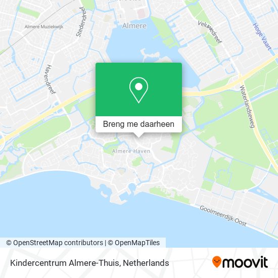 Kindercentrum Almere-Thuis kaart