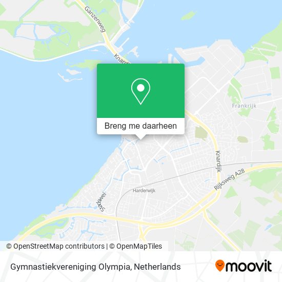 Gymnastiekvereniging Olympia kaart