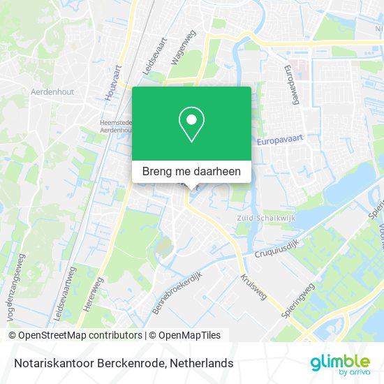 Notariskantoor Berckenrode kaart