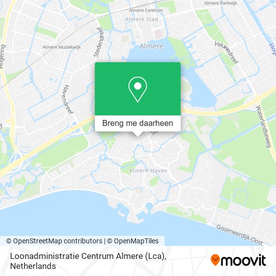 Loonadministratie Centrum Almere (Lca) kaart