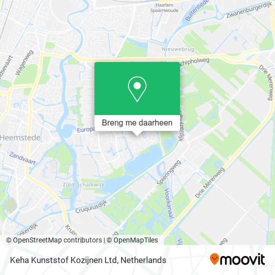 Keha Kunststof Kozijnen Ltd kaart