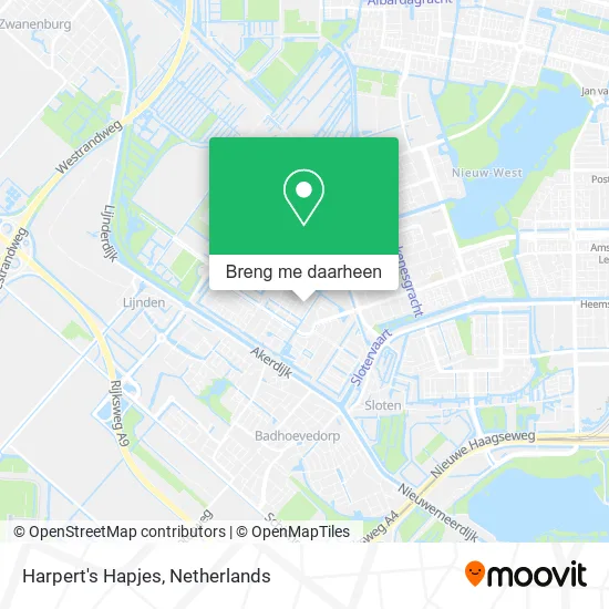 Harpert's Hapjes kaart