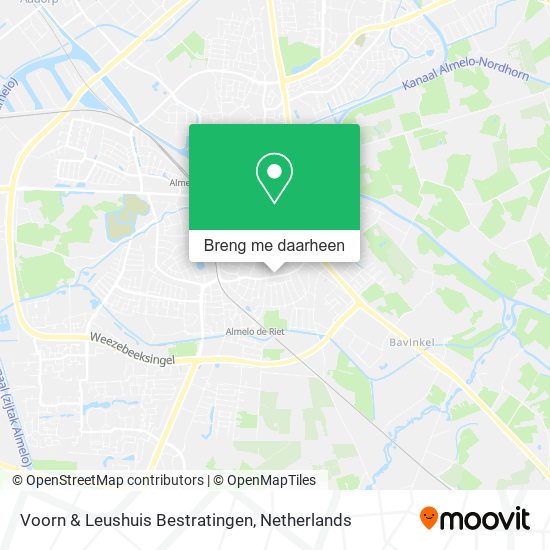 Voorn & Leushuis Bestratingen kaart