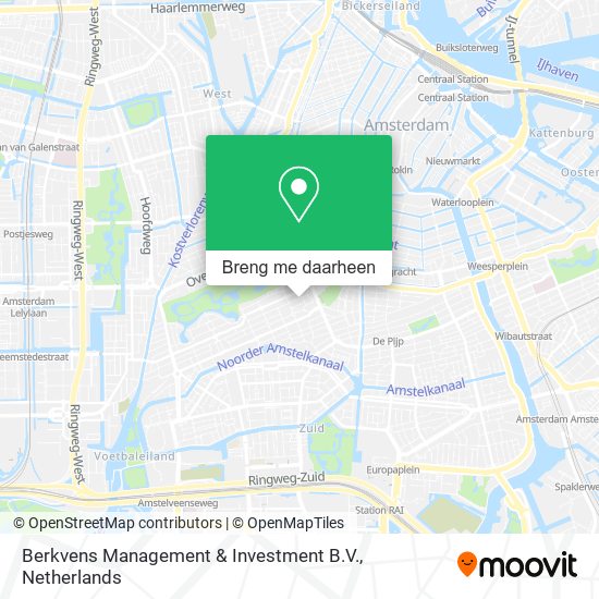 Berkvens Management & Investment B.V. kaart