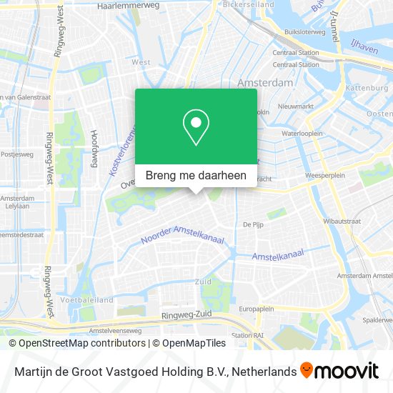 Martijn de Groot Vastgoed Holding B.V. kaart