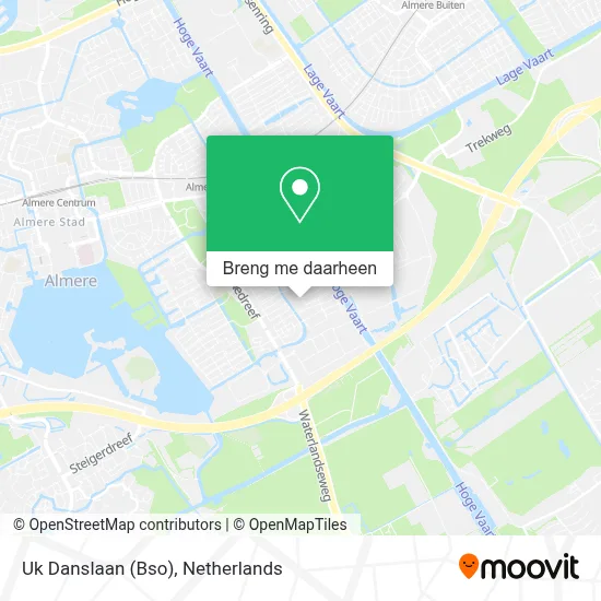 Uk Danslaan (Bso) kaart