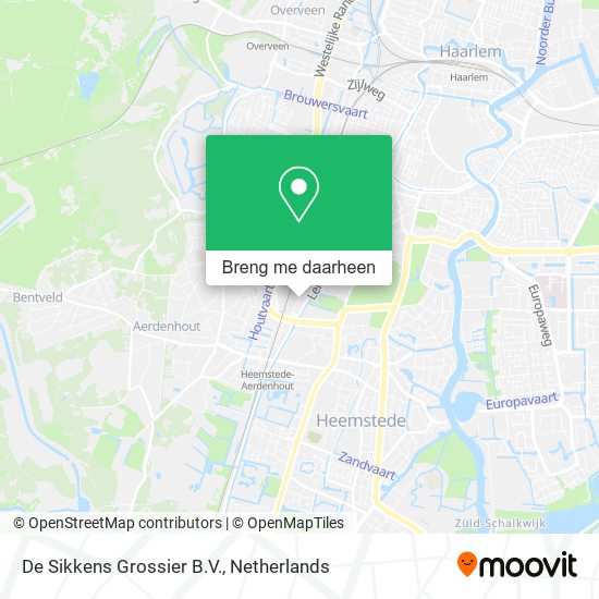 De Sikkens Grossier B.V. kaart