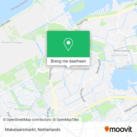 Makelaarsmarkt kaart