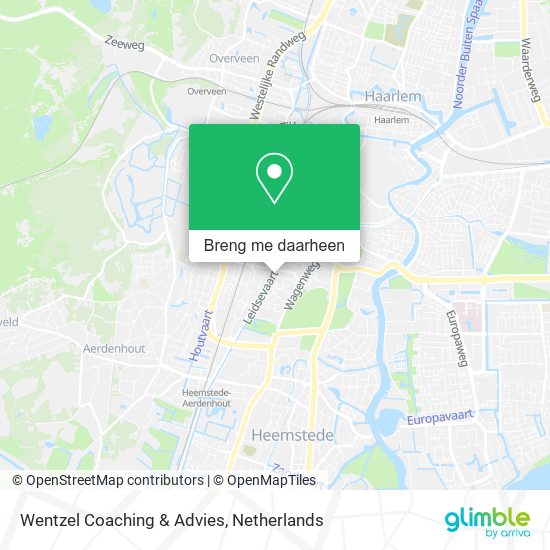 Wentzel Coaching & Advies kaart