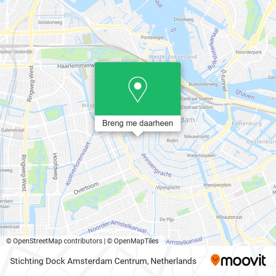 Stichting Dock Amsterdam Centrum kaart