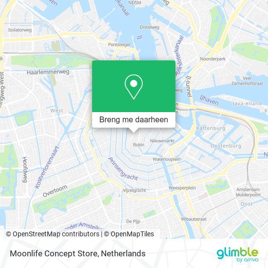Moonlife Concept Store kaart