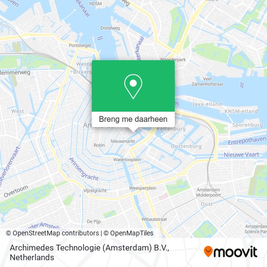 Archimedes Technologie (Amsterdam) B.V. kaart