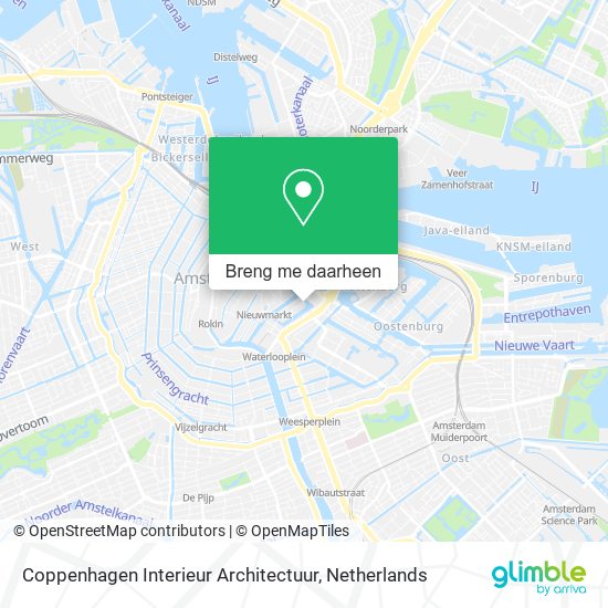 Coppenhagen Interieur Architectuur kaart