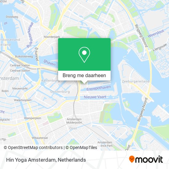 Hin Yoga Amsterdam kaart