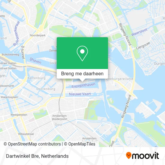 Dartwinkel Bre kaart