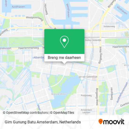 Gim Gunung Batu Amsterdam kaart