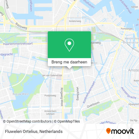 Fluwelen Ortelius kaart