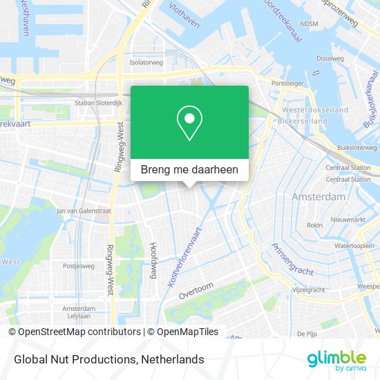 Global Nut Productions kaart