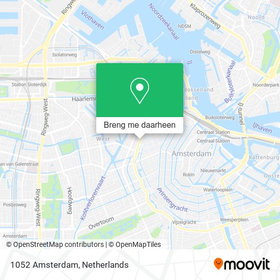 1052 Amsterdam kaart