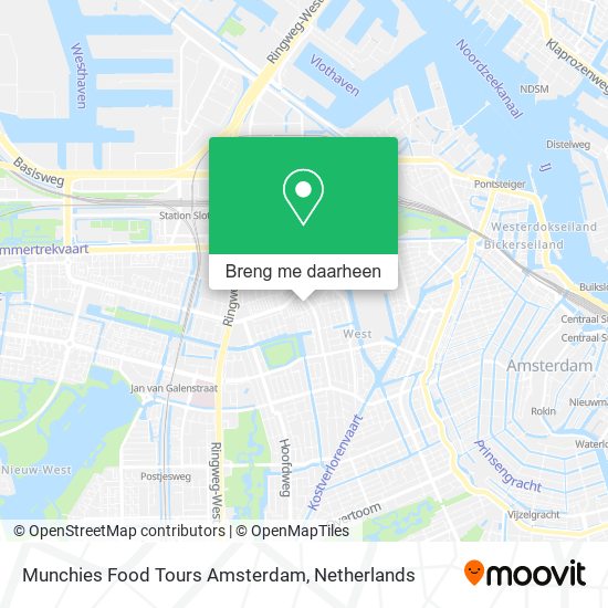 Munchies Food Tours Amsterdam kaart