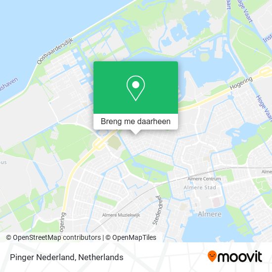 Pinger Nederland kaart