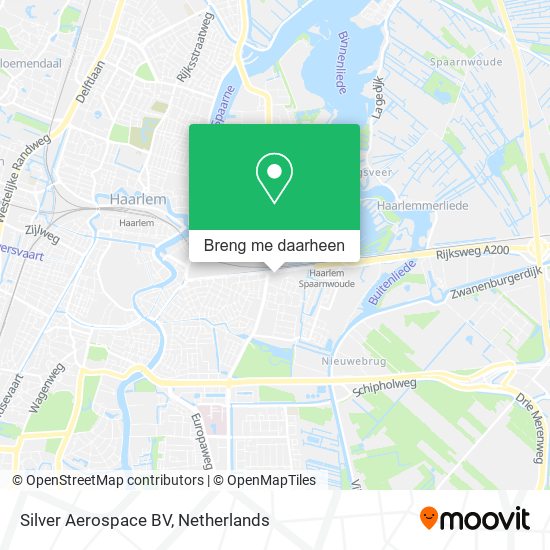 Silver Aerospace BV kaart