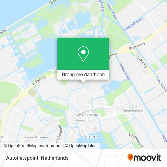 Autofietspoint kaart