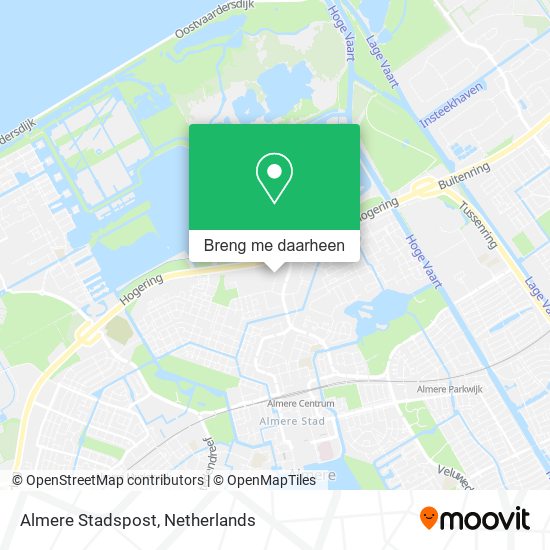 Almere Stadspost kaart