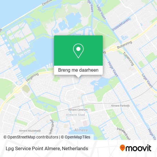 Lpg Service Point Almere kaart