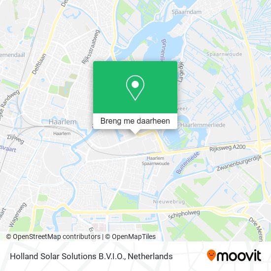 Holland Solar Solutions B.V.I.O. kaart