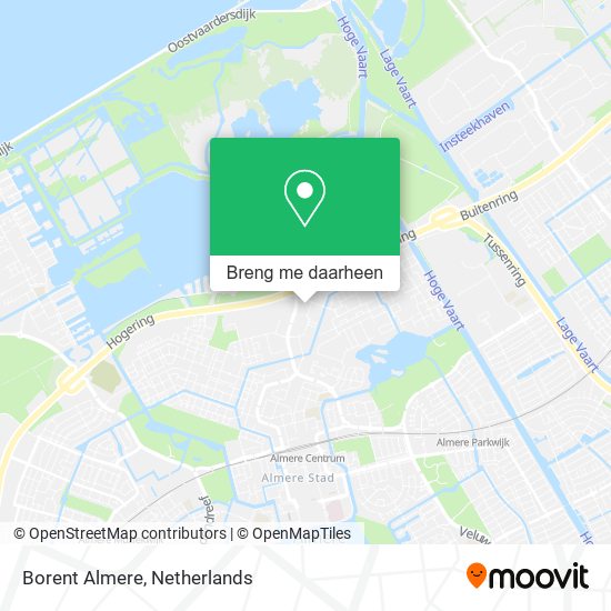 Borent Almere kaart