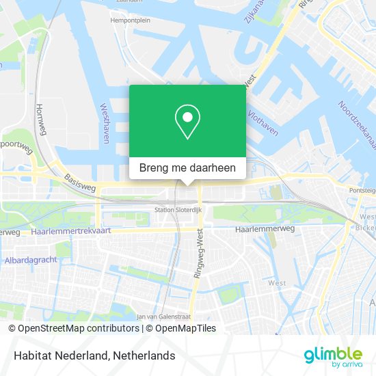Habitat Nederland kaart