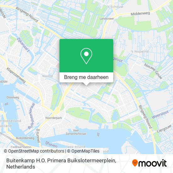 Buitenkamp H.O. Primera Buikslotermeerplein kaart