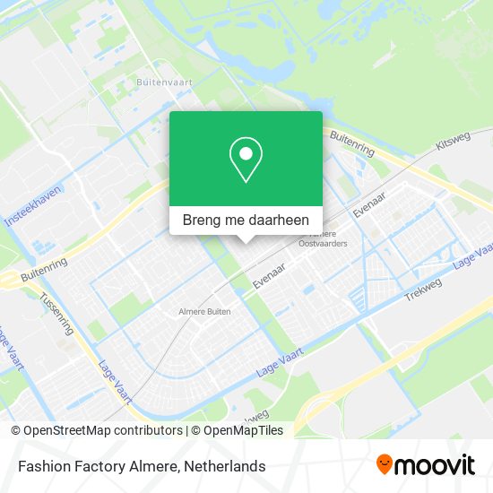 Fashion Factory Almere kaart