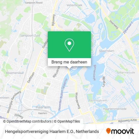 Hengelsportvereniging Haarlem E.O. kaart