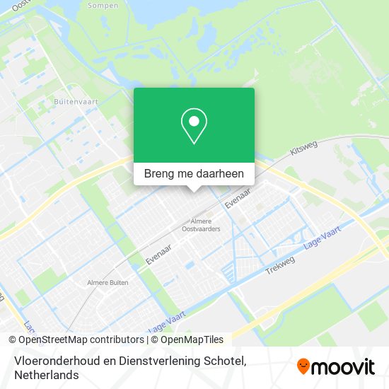 Vloeronderhoud en Dienstverlening Schotel kaart