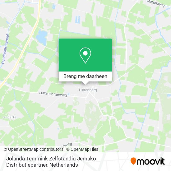 Jolanda Temmink Zelfstandig Jemako Distributiepartner kaart