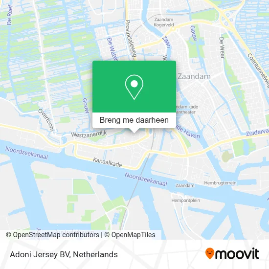 Adoni Jersey BV kaart