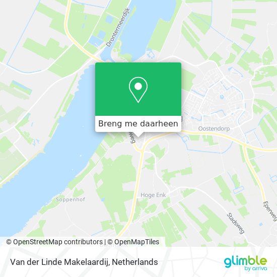 Van der Linde Makelaardij kaart