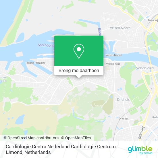 Cardiologie Centra Nederland Cardiologie Centrum IJmond kaart