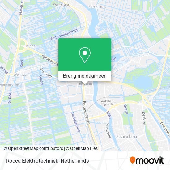 Rocca Elektrotechniek kaart