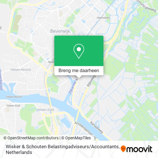 Wisker & Schouten Belastingadviseurs / Accountants kaart