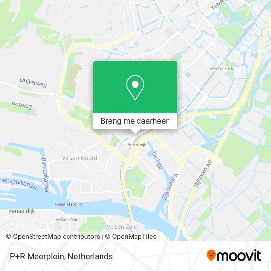 P+R Meerplein kaart