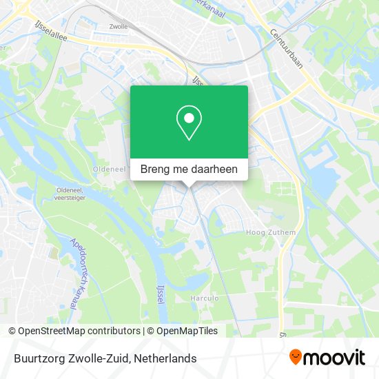 Buurtzorg Zwolle-Zuid kaart